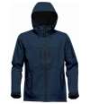 HR-1 Stormtech Epsilon 2 Hooded Soft Shell Jacket Navy / Graphite Grey colour image